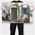 Picture of Door Arched Flower _GroupedProduct_Rectangle_Landscape_Canvas_