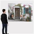 Picture of Door Arched Flower _GroupedProduct_Rectangle_Landscape_Canvas_