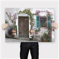 Picture of Door Arched Flower _GroupedProduct_Rectangle_Landscape_Canvas_