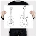 Picture of Guitar _GroupedProduct_Rectangle_Landscape_Canvas_