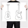 Picture of Guitar _GroupedProduct_Rectangle_Landscape_Canvas_