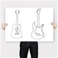 Picture of Guitar _GroupedProduct_Rectangle_Landscape_Canvas_