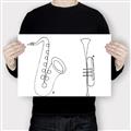 Picture of Saxophone _GroupedProduct_Rectangle_Landscape_Canvas_