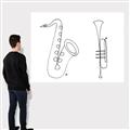 Picture of Saxophone _GroupedProduct_Rectangle_Landscape_Canvas_