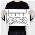 Picture of Portable Radio _GroupedProduct_Rectangle_Landscape_Canvas_
