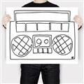 Picture of Portable Radio _GroupedProduct_Rectangle_Landscape_Canvas_