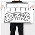Picture of Portable Radio _GroupedProduct_Rectangle_Landscape_Canvas_
