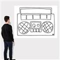 Picture of Portable Radio _GroupedProduct_Rectangle_Landscape_Canvas_
