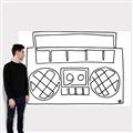 Picture of Portable Radio _GroupedProduct_Rectangle_Landscape_Canvas_
