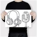 Picture of Microphone _GroupedProduct_Rectangle_Landscape_Canvas_