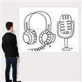 Picture of Microphone _GroupedProduct_Rectangle_Landscape_Canvas_