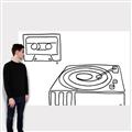 Picture of Turntable _GroupedProduct_Rectangle_Landscape_Canvas_