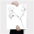 Picture of Flowering Tree Twigs II _GroupedProduct_Rectangle_Portrait_Canvas_