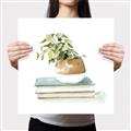 Picture of Pot On The Books I _GroupedProduct_Square_Canvas_