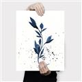 Picture of Blue Leaves III _GroupedProduct_Rectangle_Portrait_Canvas_