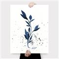 Picture of Blue Leaves III _GroupedProduct_Rectangle_Portrait_Canvas_
