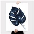 Picture of Blue Tropical Leaf I _GroupedProduct_Rectangle_Portrait_Canvas_