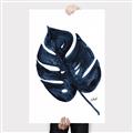 Picture of Blue Tropical Leaf I _GroupedProduct_Rectangle_Portrait_Canvas_