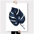 Picture of Blue Tropical Leaf I _GroupedProduct_Rectangle_Portrait_Canvas_