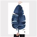 Picture of Blue Tropical Leaf II _GroupedProduct_Rectangle_Portrait_Canvas_