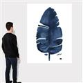 Picture of Blue Tropical Leaf II _GroupedProduct_Rectangle_Portrait_Canvas_