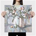 Picture of Beautiful Flower In Jar _GroupedProduct_Square_Canvas_