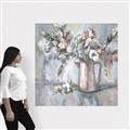 Picture of Beautiful Flower In Jar _GroupedProduct_Square_Canvas_
