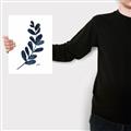 Picture of Blue Leaves VI _GroupedProduct_Rectangle_Portrait_Canvas_