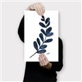 Picture of Blue Leaves VI _GroupedProduct_Rectangle_Portrait_Canvas_