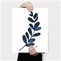 Picture of Blue Leaves VI _GroupedProduct_Rectangle_Portrait_Canvas_