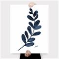 Picture of Blue Leaves VI _GroupedProduct_Rectangle_Portrait_Canvas_