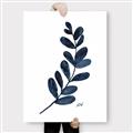 Picture of Blue Leaves VI _GroupedProduct_Rectangle_Portrait_Canvas_