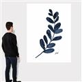 Picture of Blue Leaves VI _GroupedProduct_Rectangle_Portrait_Canvas_