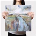 Picture of Water Golden Falls  _GroupedProduct_Square_Canvas_