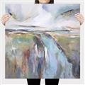 Picture of Water Golden Falls  _GroupedProduct_Square_Canvas_