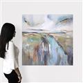 Picture of Water Golden Falls  _GroupedProduct_Square_Canvas_