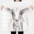 Picture of Frontal Cow Portrait _GroupedProduct_Square_Canvas_