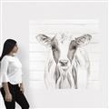 Picture of Frontal Cow Portrait _GroupedProduct_Square_Canvas_