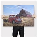 Picture of Red Wooden Barn _GroupedProduct_Rectangle_Landscape_Canvas_