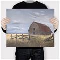 Picture of Wooden Fence _GroupedProduct_Rectangle_Landscape_Canvas_