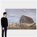Picture of Wooden Fence _GroupedProduct_Rectangle_Landscape_Canvas_