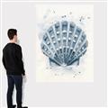 Picture of Blue Seashell _GroupedProduct_Rectangle_Portrait_Canvas_
