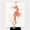Picture of Coral Seahorse _GroupedProduct_Rectangle_Portrait_Canvas_