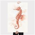 Picture of Coral Seahorse _GroupedProduct_Rectangle_Portrait_Canvas_