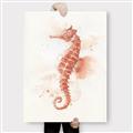 Picture of Coral Seahorse _GroupedProduct_Rectangle_Portrait_Canvas_