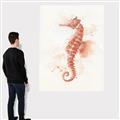 Picture of Coral Seahorse _GroupedProduct_Rectangle_Portrait_Canvas_