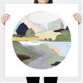 Picture of Green Landscape II _GroupedProduct_Square_Canvas_