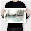 Picture of Icy Creek II _GroupedProduct_Rectangle_Landscape_Canvas_