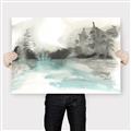 Picture of Icy Creek II _GroupedProduct_Rectangle_Landscape_Canvas_