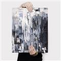 Picture of Abstract With Silver Foil _GroupedProduct_Rectangle_Portrait_Canvas_